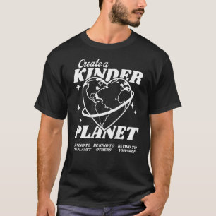Erstellen Sie einen Kinderplanet, um einen netten T-Shirt