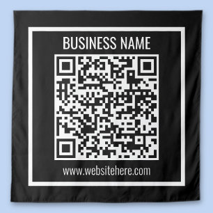 Erstellen Sie einen modernen QR-Code sofort Wandteppich