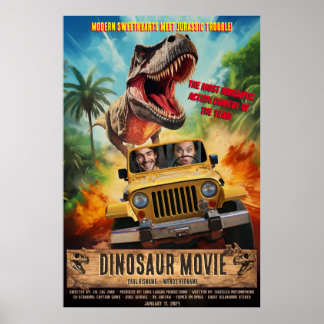 Erstellen Sie einen Personalisierten Dinosaurier-A Poster