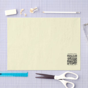 Erstellen Sie einen QR-Code Blassgelb Seidenpapier