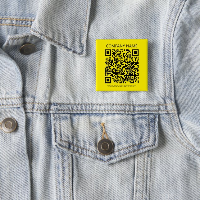 Erstellen Sie einen QR-Code | Leicht erkennbar in  Button (Beispiel)