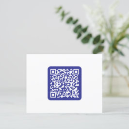 Erstellen Sie einen scannbaren QR-Code | Bearbeitb Dankeskarte
