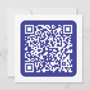 Erstellen Sie einen scannbaren QR-Code Bearbeitb Mitteilungskarte