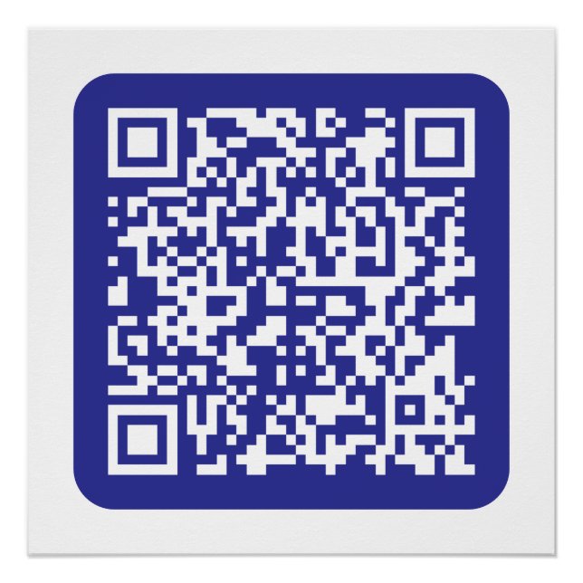 Erstellen Sie einen scannbaren QR-Code | Bearbeitb Poster (Vorderseite)