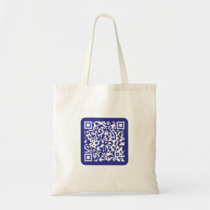 Erstellen Sie einen scannbaren QR-Code Bearbeitb Tragetasche