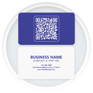 Erstellen Sie einen scannbaren QR-Code   Bearbeitb Visitenkarte