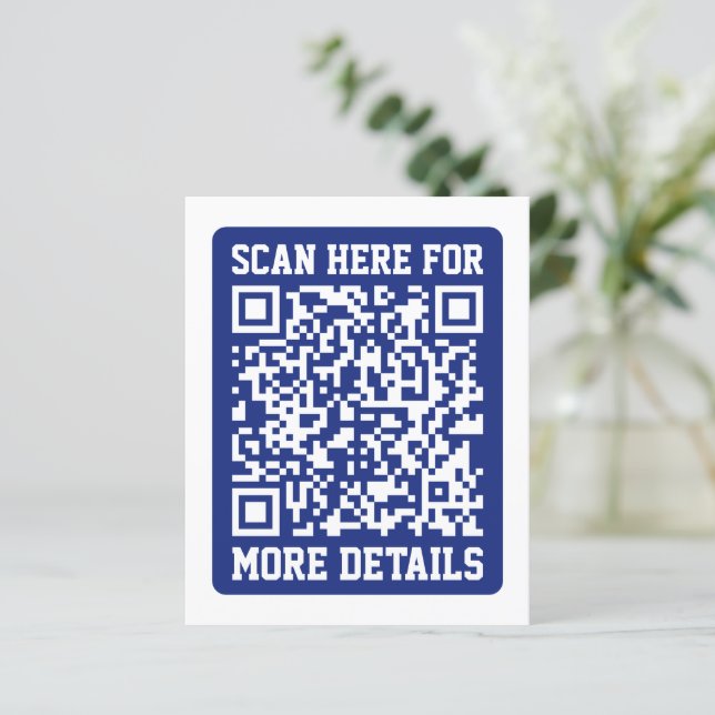 Erstellen Sie einen scannbaren QR-Code | Marinebla (Stehend Vorderseite)