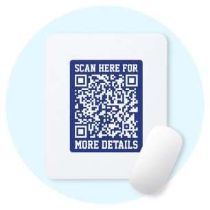 Erstellen Sie einen scannbaren QR-Code Marinebla Mousepad