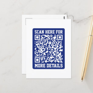 Erstellen Sie einen scannbaren QR-Code Marinebla Postkarte