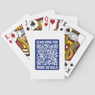 Erstellen Sie einen scannbaren QR-Code Marinebla Spielkarten