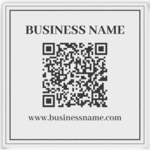 Erstellen Sie einen scannbaren QR-Code Schwarz & Aufkleber