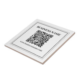 Erstellen Sie einen scannbaren QR-Code | Schwarz & Fliese