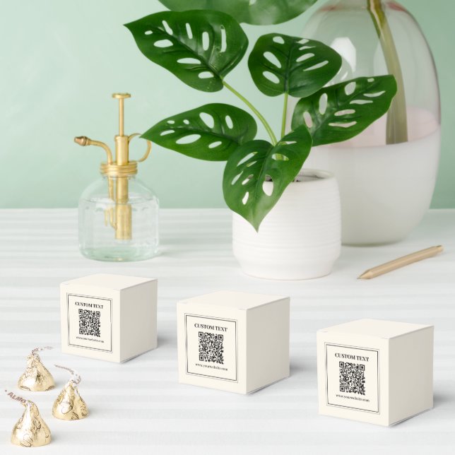 Erstellen Sie einen scannbaren QR-Code | Schwarz & Geschenkschachtel (Zahlreiche)
