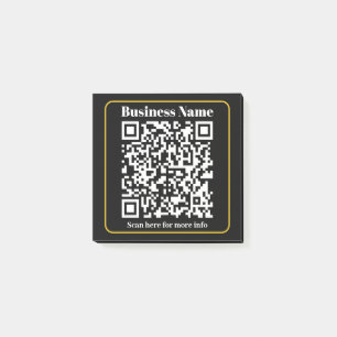 Erstellen Sie einen sofort scannbaren Geschäfts-QR Post-it Klebezettel