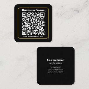 Erstellen Sie einen sofort scannbaren Geschäfts-QR Quadratische Visitenkarte