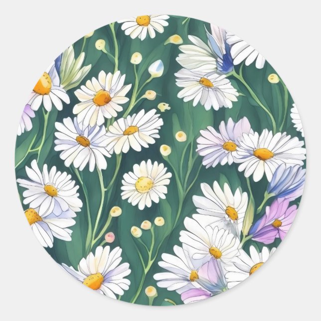 Erstellen Sie einen zeitlosen Look mit der klassis Runder Aufkleber (Vorderseite)