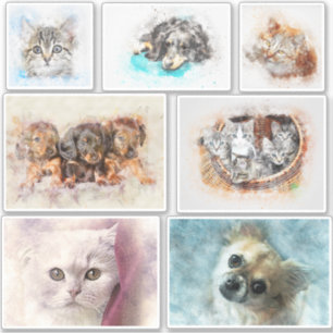 Erstellen Sie einfach eine Foto-Kontaktperson für Aufkleber