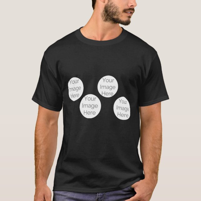 Erstellen Sie einfach Ihre eigene Foto-Collage T-Shirt (Vorderseite)