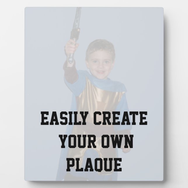 Erstellen Sie einfach Ihre eigene Plaque - Vertika Fotoplatte (Vorderseite)