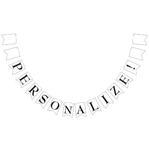 Erstellen Sie einfach Ihren eigenen Party-Banner Wimpelkette