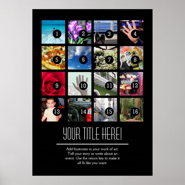 Erstellen Sie ganz einfach Ihr eigenes Foto Poster (Vorne)