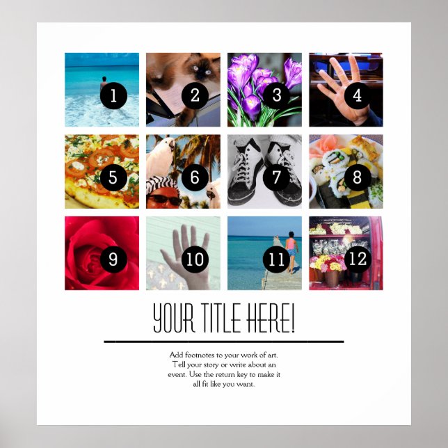 Erstellen Sie ganz einfach Ihr eigenes Foto Poster (Vorne)