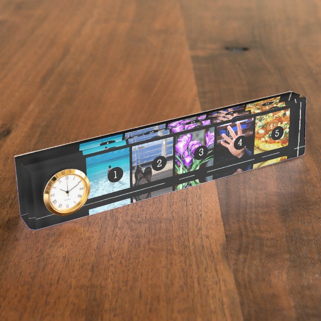 Erstellen Sie ganz einfach Ihr eigenes Foto Stilvo Namensplakette (Seite)