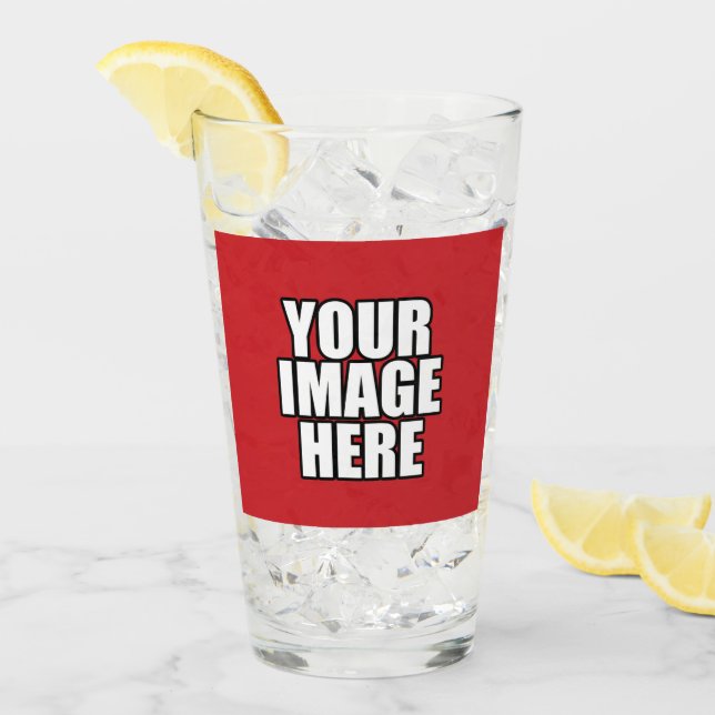 Erstellen Sie ganz einfach Ihr eigenes, von Ihnen  Glas (Vorderseite Ice)