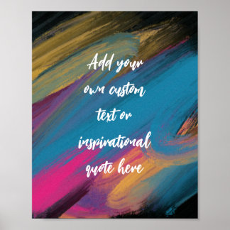 Erstellen Sie Ihr Abstraktes Motivierend Angebot Poster