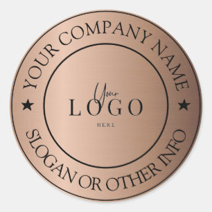 Erstellen Sie Ihr Business-Logo für den klassische Runder Aufkleber