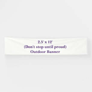 Erstellen Sie Ihr eigenes 0,76 m x 3,66 m großes O Banner