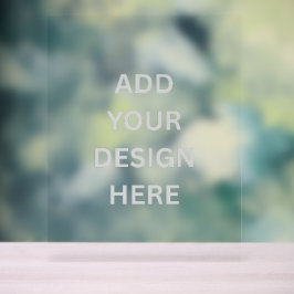 Erstellen Sie Ihr eigenes 11"x14" Acrylhochzeitsze Acrylschild