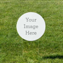 Erstellen Sie Ihr eigenes 18" x 18" Yard-Zeichen m Gartenschild