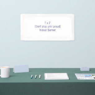 Erstellen Sie Ihr eigenes 1' x 2' Indoor Banner