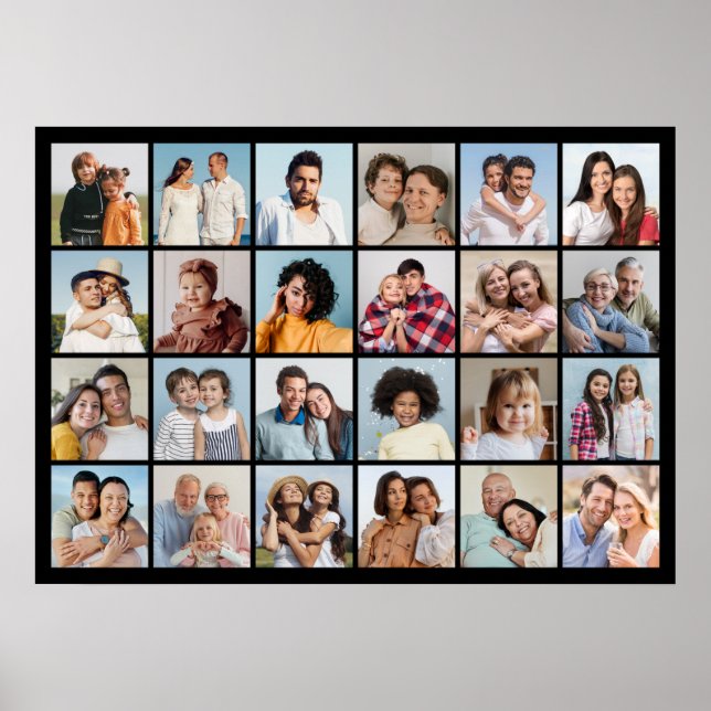 Erstellen Sie Ihr eigenes 24 Collage Poster (Vorne)