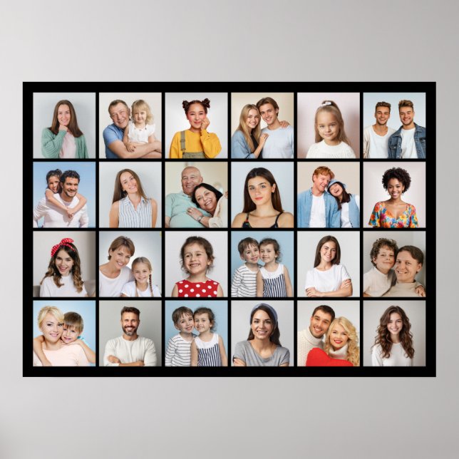 Erstellen Sie Ihr eigenes 24 Collage Poster (Vorne)