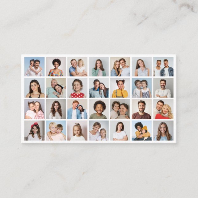 Erstellen Sie Ihr eigenes 28 Collage Pack mit 100  Visitenkarte (Vorderseite)