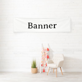 Erstellen Sie Ihr eigenes 2,5' x 10' Indoor Banner