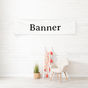 Erstellen Sie Ihr eigenes 2,5' x 10' Indoor Banner