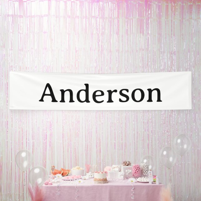 Erstellen Sie Ihr eigenes 2,5' x 12' Indoor Banner (Party)