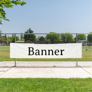 Erstellen Sie Ihr eigenes 2,5' x 12' Outdoor-  Banner