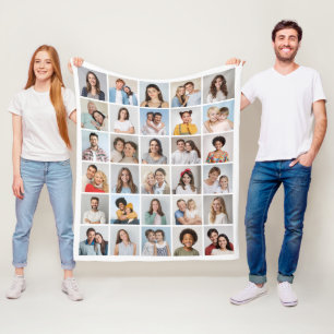 Erstellen Sie Ihr eigenes 30-Foto Collage Fleece B