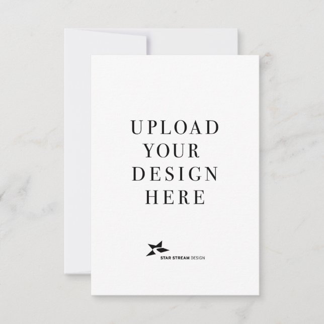 Erstellen Sie Ihr eigenes 3.5x5-Portrait RSVP Karte (Vorderseite)