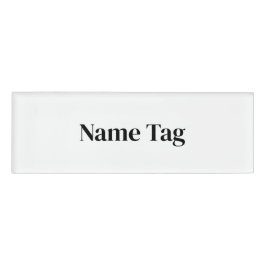 Erstellen Sie Ihr eigenes 3" x 1" Namenschild