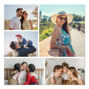 Erstellen Sie Ihr eigenes 5-Foto Collage Foto Erwe