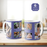 Erstellen Sie Ihr eigenes 6 Foto Collage Family Pe Kaffeetasse<br><div class="desc">Maßgeschneiderte Foto Collage Kaffee Tasse,  um mit 6 Bildern und Familiennamen personalisieren.</div>