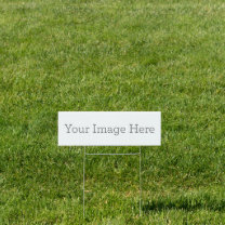 Erstellen Sie Ihr eigenes 6" x 18" Yard-Zeichen mi Gartenschild