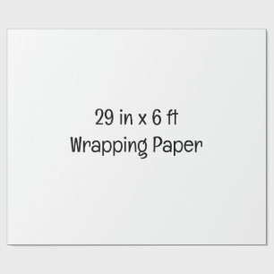 Erstellen Sie Ihr eigenes 76,2 cm x 152,4 cm glänz Geschenkpapier
