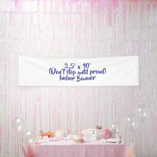 Erstellen Sie Ihr eigenes 76 x 305 cm großes Indoo Banner
