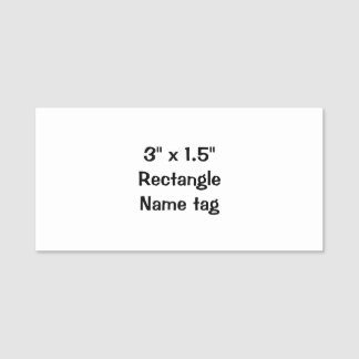 Erstellen Sie Ihr eigenes 7,62 cm x 3,81 cm großes Namensschild
